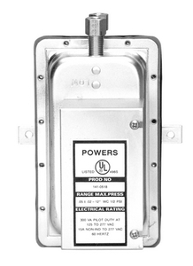 AIRFLOW SWITCH, DIFFERENTIAL STATIC PRESSURE, SPDT, AUTO RESET, 1 TO 12&quot; WC