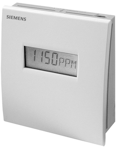ROOM CO2 (0-10V / 4-20) &amp; TEMPERATURE (SELECTABLE RESISTIVE) SENSOR, WITH DISPLAY